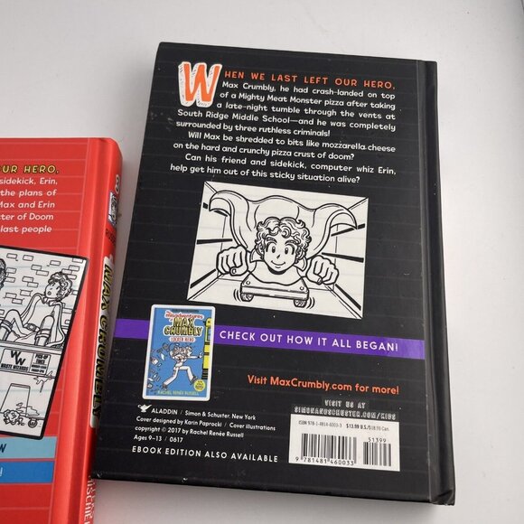 The Misadventures of Max Crumbly Series Book 1-3 Hard Cover Great Condition - Picture 5 of 5